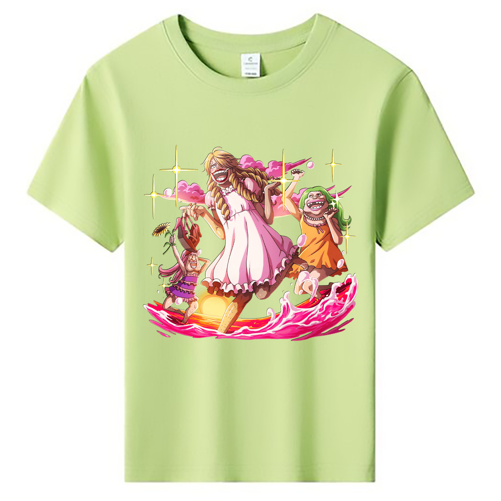 （画像用） ワンピース サンジ ONE PIECE Sanji 綿100％キッズTシャツ（フロントプリント）